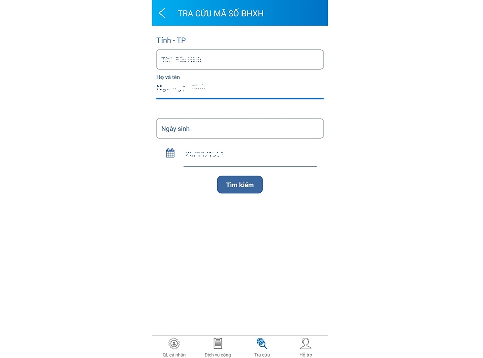 Tra cứu mã số BHXH