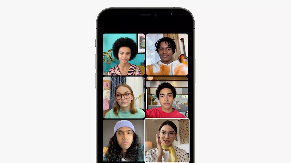 Chế độ xem lưới trong FaceTime nhóm Chế độ xem lưới trong FaceTime nhóm