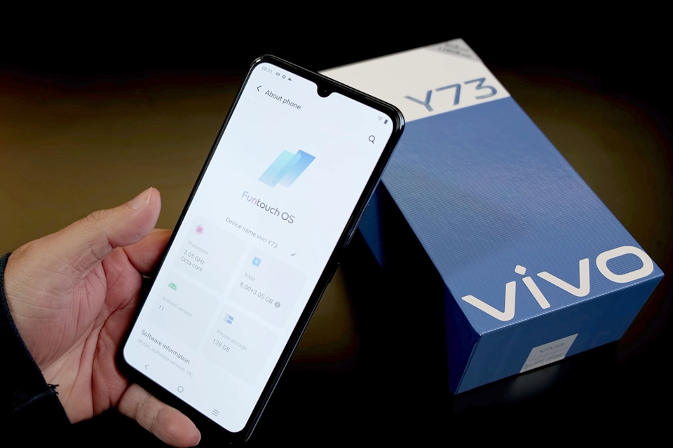 vivo Y73 có cấu hình khá mạnh vivo Y73 có cấu hình khá mạnh