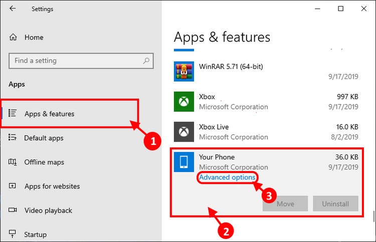 Cách tắt YourPhone.exe chạy ẩn (1)