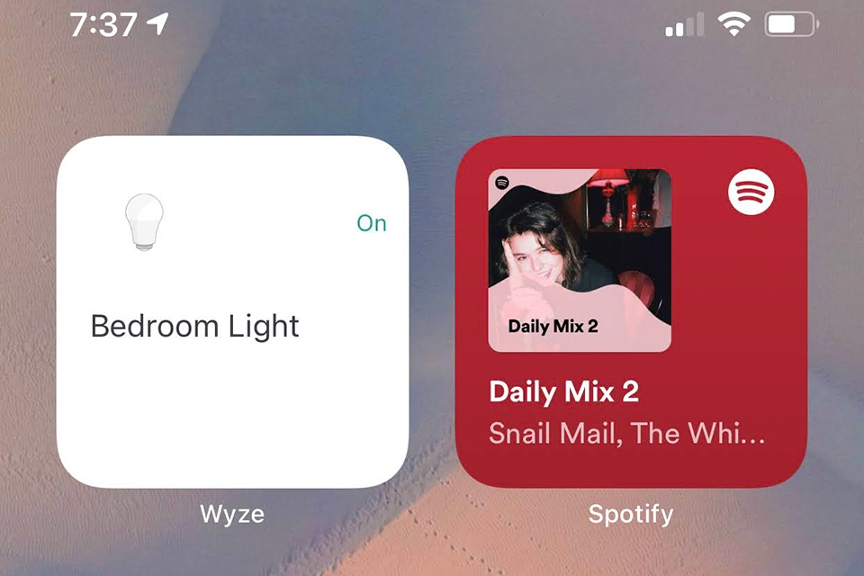 Các widget tương tác