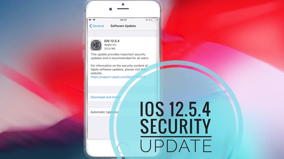 Apple phát hành iOS 12.5.4 cho iPhone cũ Apple phát hành iOS 12.5.4 cho iPhone cũ