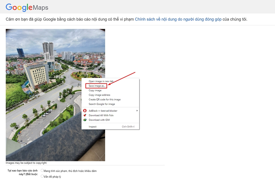 Tải ảnh từ Google Maps Tải ảnh từ Google Maps