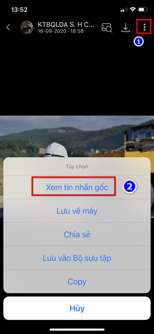 Hướng dẫn tìm hình ảnh trong tin nhắn từ Zalo trên điện thoại (4)