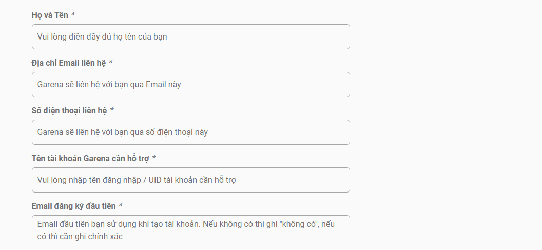 Hướng dẫn thay đổi số điện thoại Garena đơn giản và dễ hiểu (5)