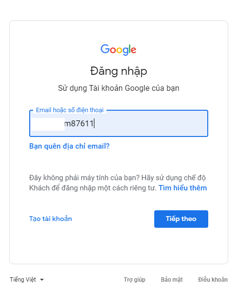 Hướng dẫn lấy lại mật khẩu gmail không cần số điện thoại (1)