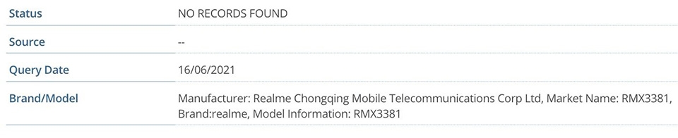 Realme X9 Pro xuất hiện trên chứng nhận IMEI (ảnh 2)