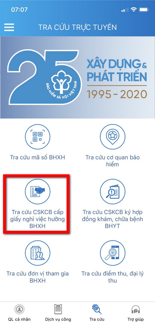 Cách tra cứu nơi khám BHYT và cấp giấy nghỉ việc hưởng BHXH