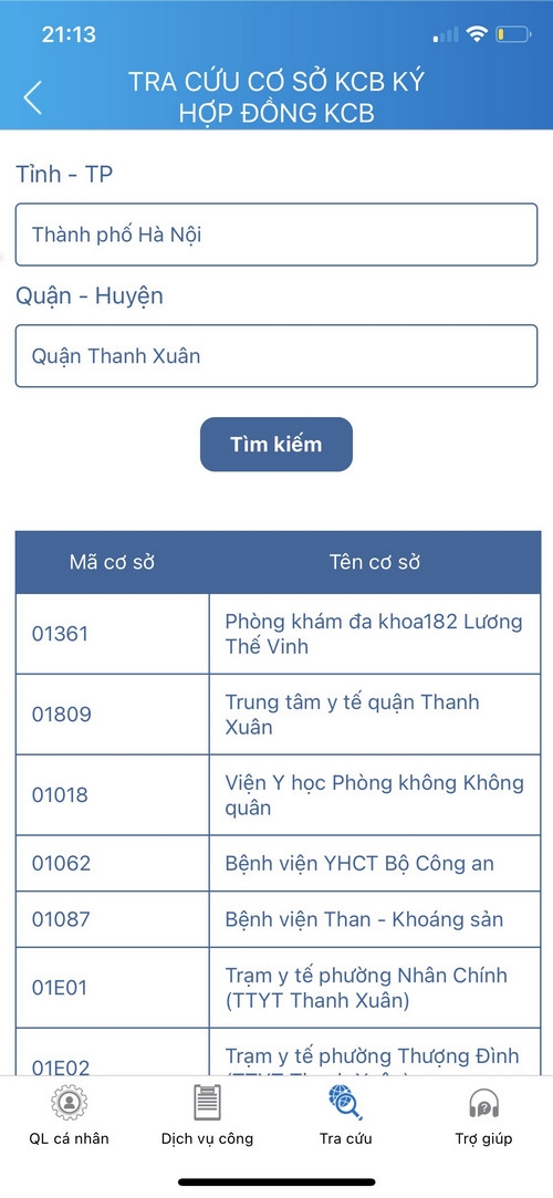 Cách tra cứu nơi khám BHYT và cấp giấy nghỉ việc hưởng BHXH