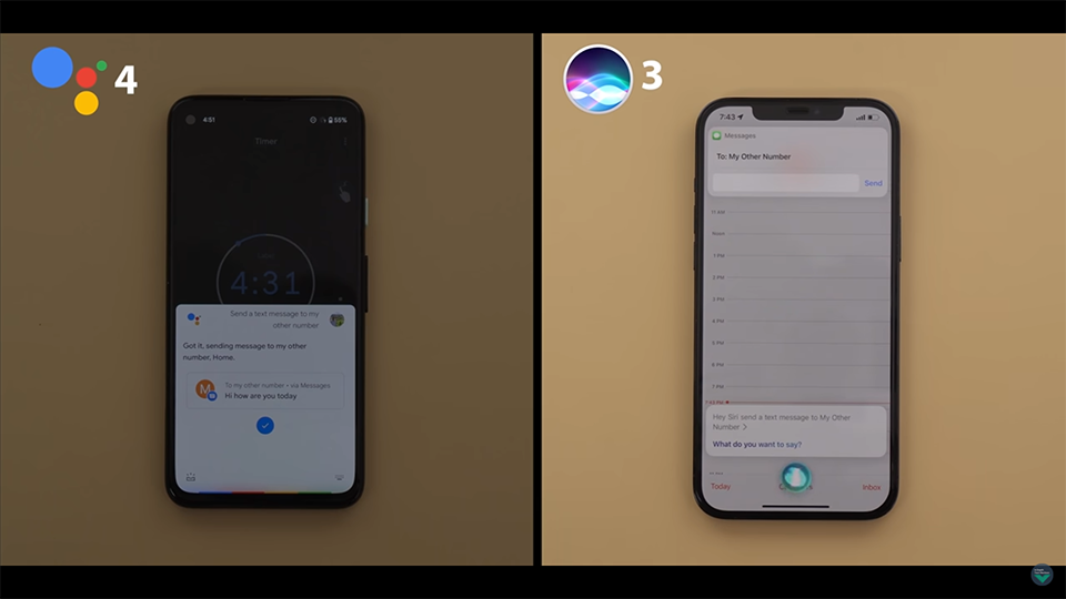 So sánh trợ lý ảo Siri trên iOS 15 và Google Assistant trên Android 12 (ảnh 1)