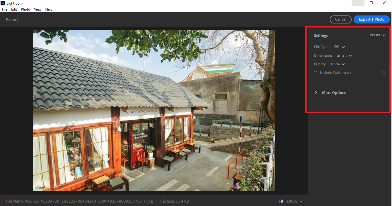 Cách lưu ảnh Lightroom trên máy tính nhanh chóng (3)