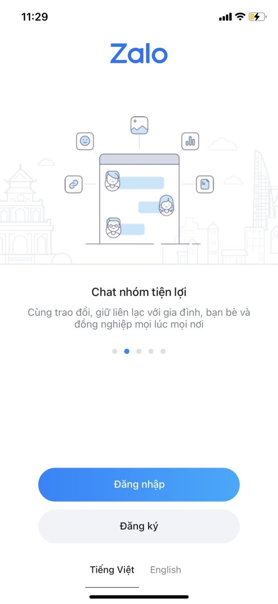 Đăng ký tài khoản Zalo trên điện thoại (1)