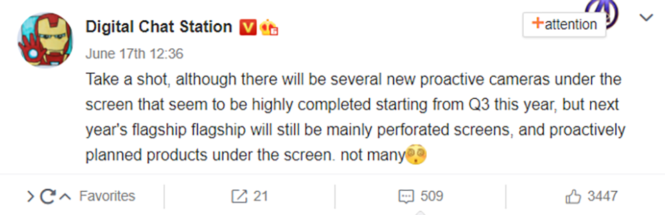 Hầu hết các flagship ra mắt vào năm 2022 sẽ tiếp tục sử dụng màn hình “đục lỗ” Hầu hết các flagship ra mắt vào năm 2022 sẽ tiếp tục sử dụng màn hình “đục lỗ”