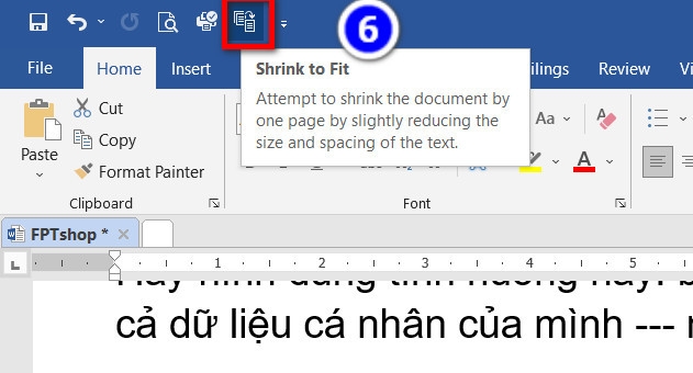 Cách dồn nội dung 2 trang Word làm 1 (3)