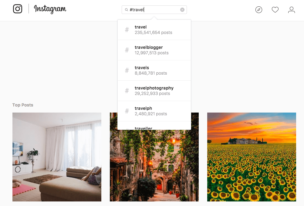 Hướng dẫn tăng follow Instagram - hashtag và địa điểm