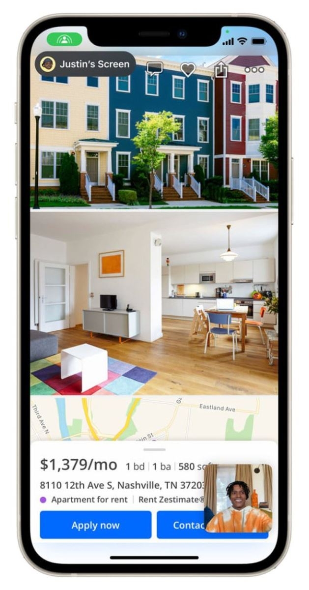 Tính năng mới của FaceTime trên iOS 15 (ảnh 5) Tính năng mới của FaceTime trên iOS 15 (ảnh 5)