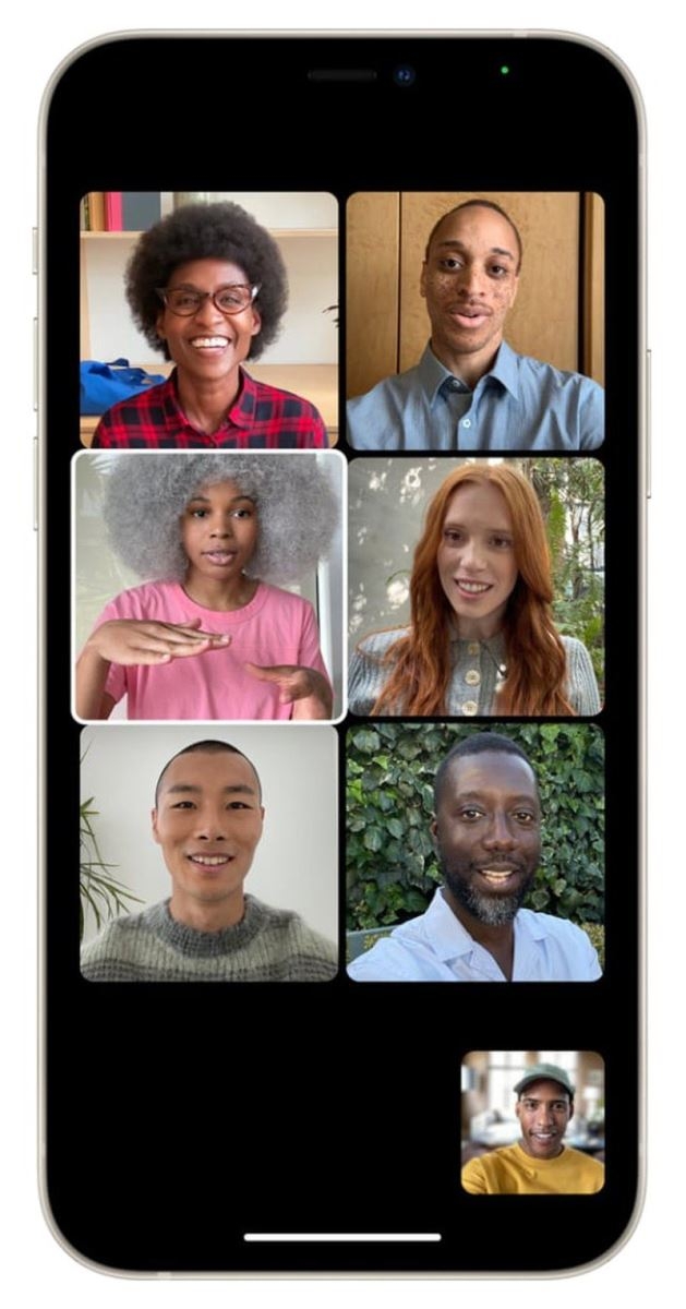Tính năng mới của FaceTime trên iOS 15 (ảnh 9) Tính năng mới của FaceTime trên iOS 15 (ảnh 9)