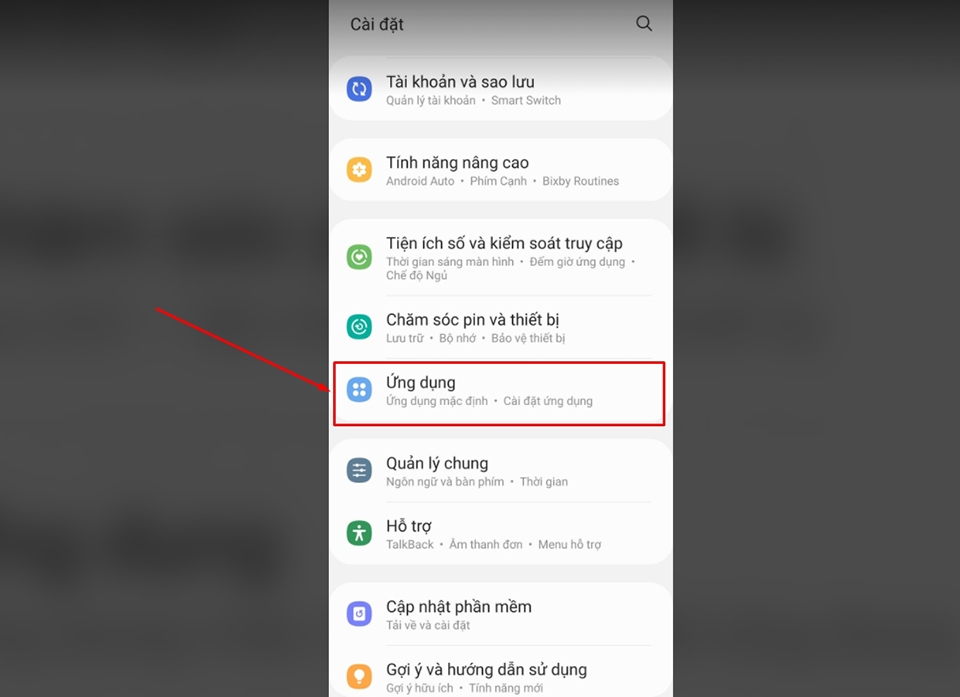 quản lý Ứng dụng quản lý Ứng dụng