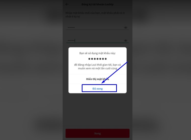 xem lại mật khẩu