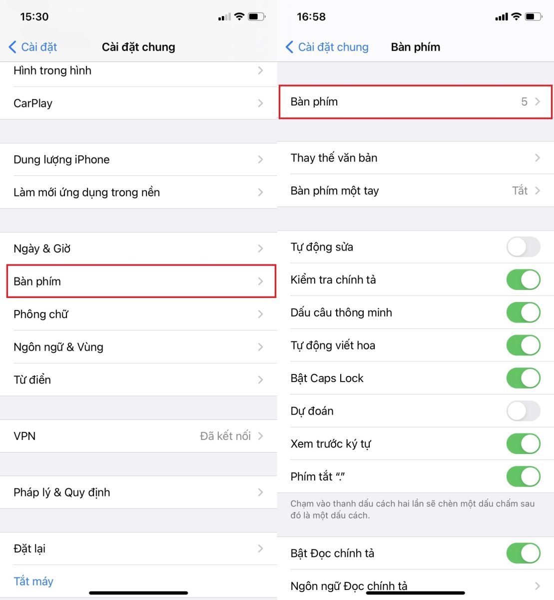Cài đặt bàn phím tiếng Hàn trên iPhone (1)