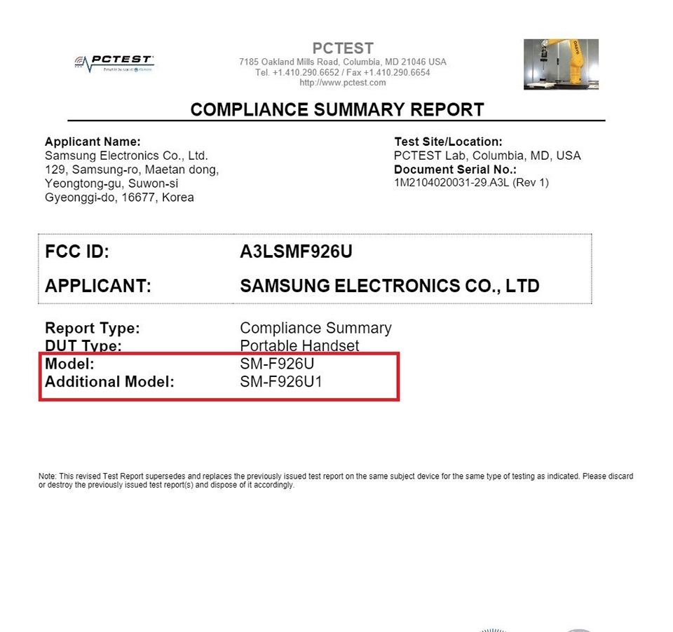 Galaxy Z Fold 3 đạt chứng nhận FCC (ảnh 2)