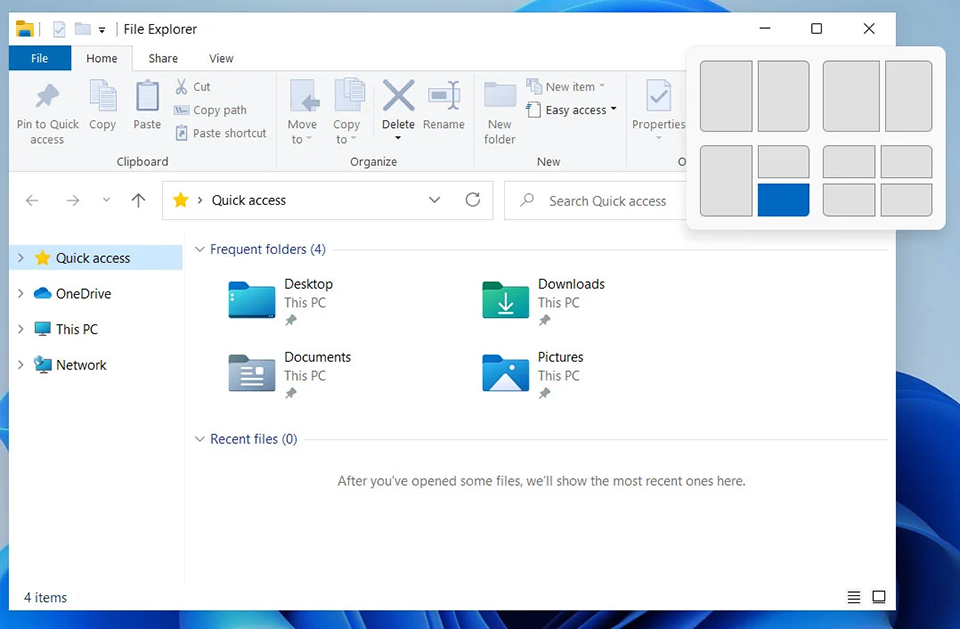 Windows 11 có chế độ chia cửa sổ mới Windows 11 có chế độ chia cửa sổ mới