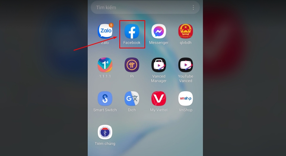 Mở ứng dụng Facebook Mở ứng dụng Facebook