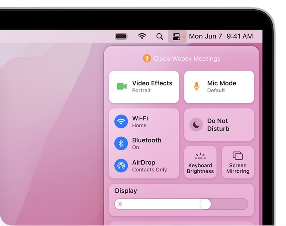 Chỉ báo micro trong macOS