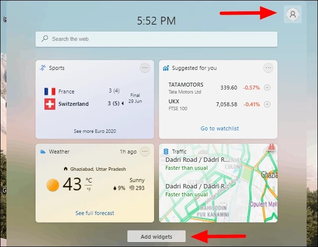 Cách tùy chỉnh các widget trên Windows 11 (2)