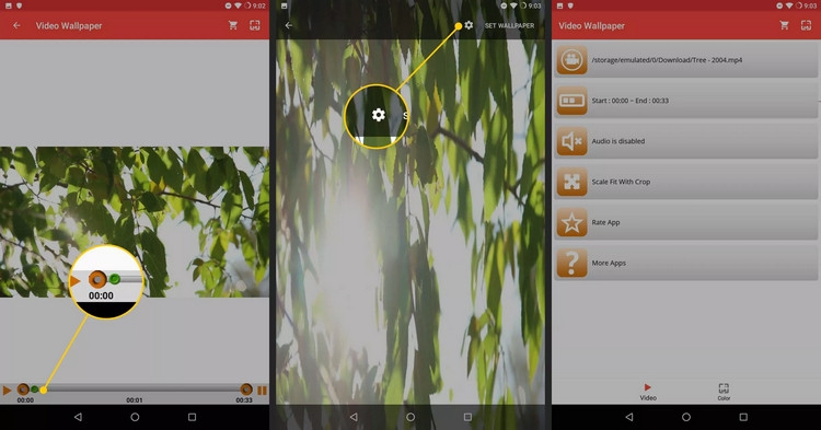 Cách cài đặt video làm hình nền điện thoại (2)