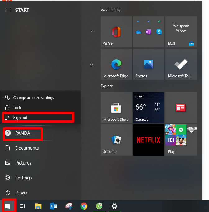 khắc phục lỗi thanh Taskbar chuyển khu vực bước 3