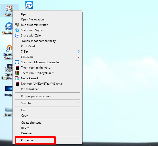 Thiết Lập để Máy Tính luôn mở ứng dụng với quyền Administrator bước 1