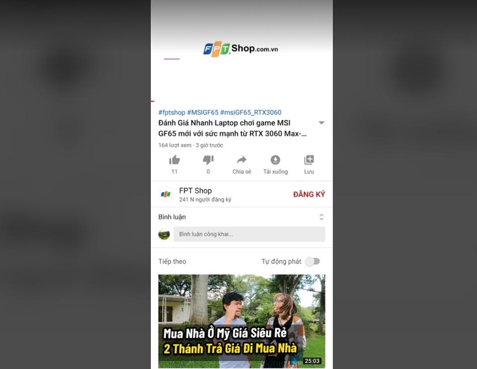 Mở video YouTube Mở video YouTube