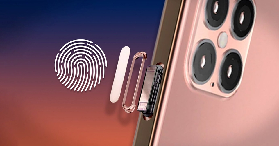 Touch ID nhúng vào nút nguồn Touch ID nhúng vào nút nguồn