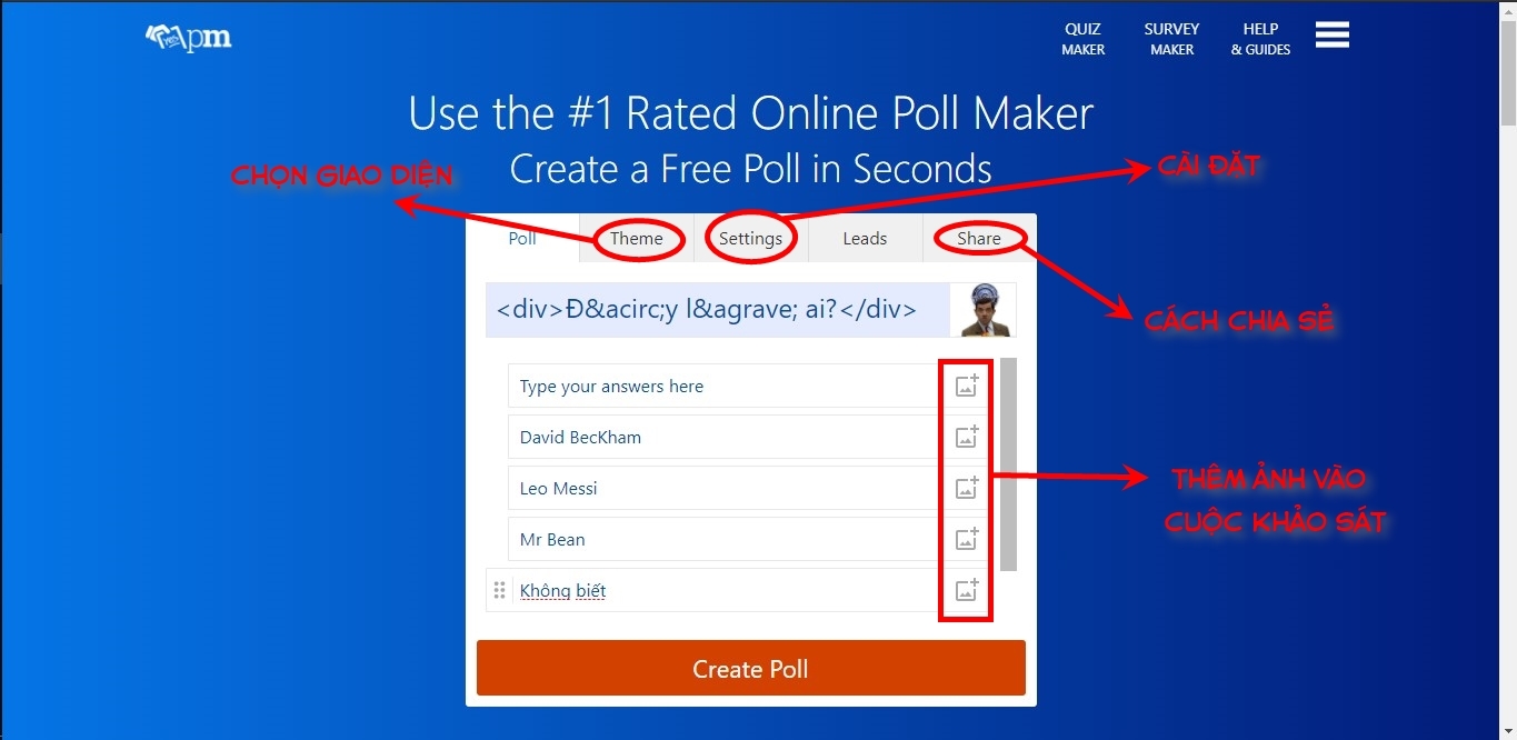 Có nhiều lựa chọn để người dùng có thể tùy chỉnh