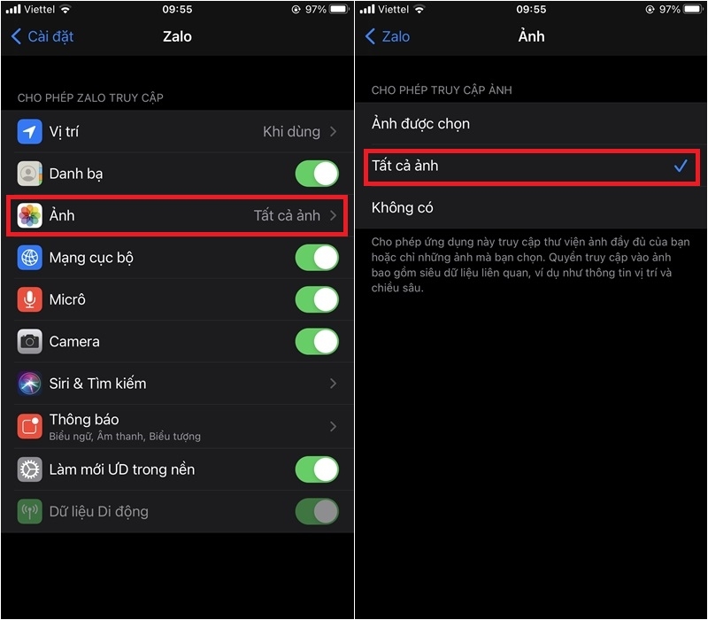 3 lỗi Zalo phổ biến trên iPhone và cách khắc phục (6)