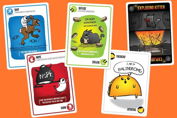 Board game Exploding Kittens (Mèo Nổ)