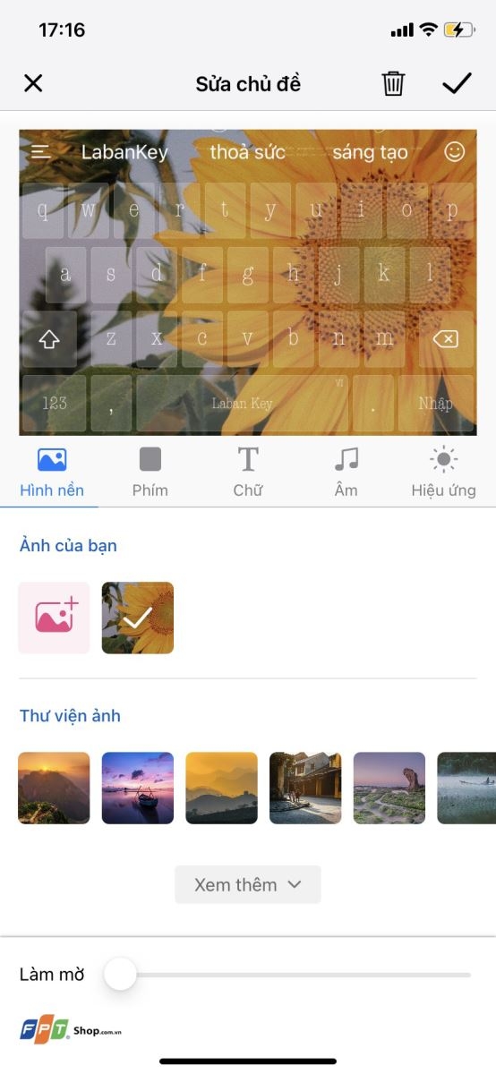 Cách chèn ảnh vào bàn phím iPhone, giúp điện thoại ấn tượng hơn (4)