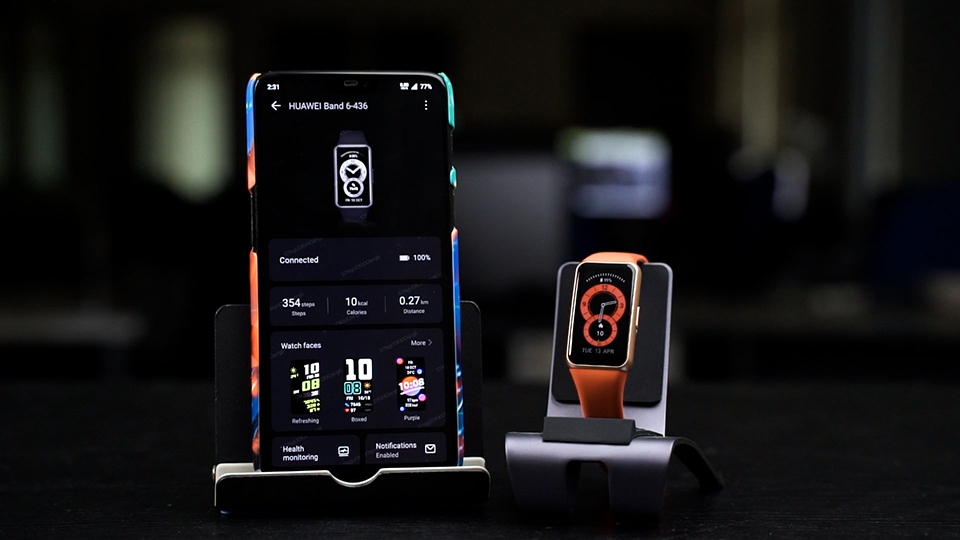 Huawei Band 6 kết nối với điện thoại