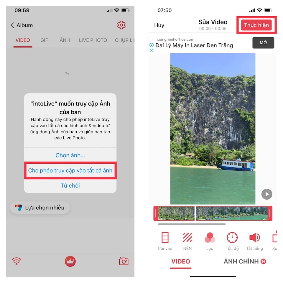 Hướng dẫn cách làm hình nền video cho iPhone (1)