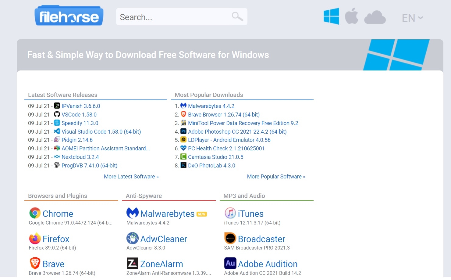 Những trang web tải phần mềm an toàn cho máy tính