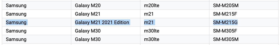 Thông ti nSamsung Galaxy M21 2021 Edition (ảnh 1)