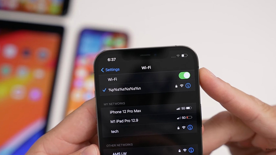 Lỗi kết nối mang Wi-Fi trên iPhone