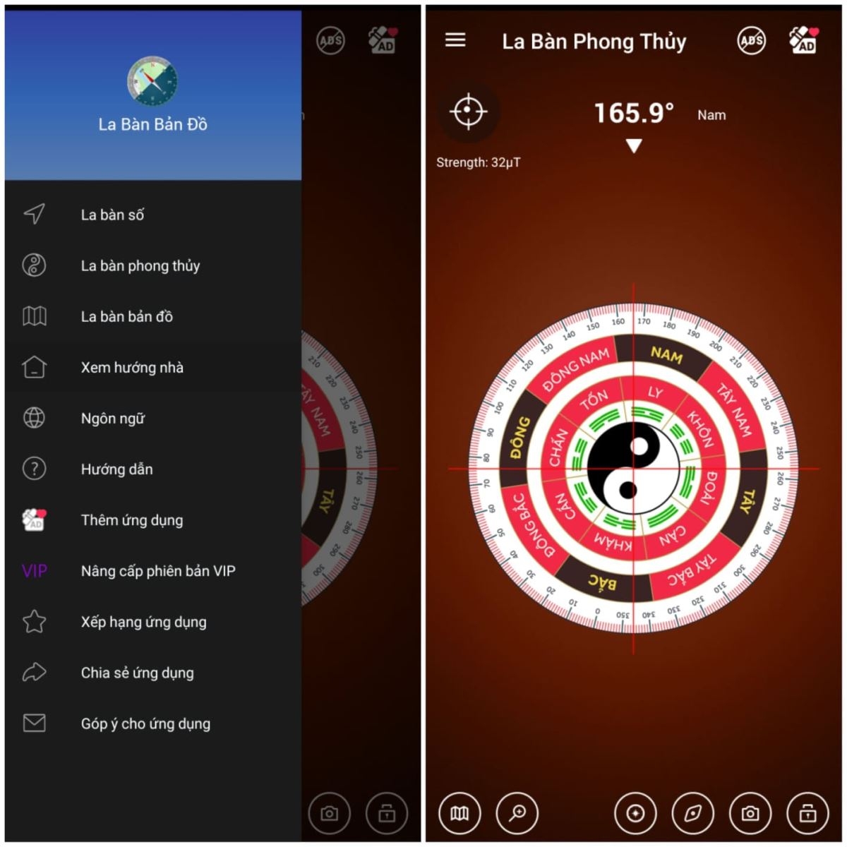 Hướng dẫn cách sử dụng la bàn trên smartphone Samsung (5)