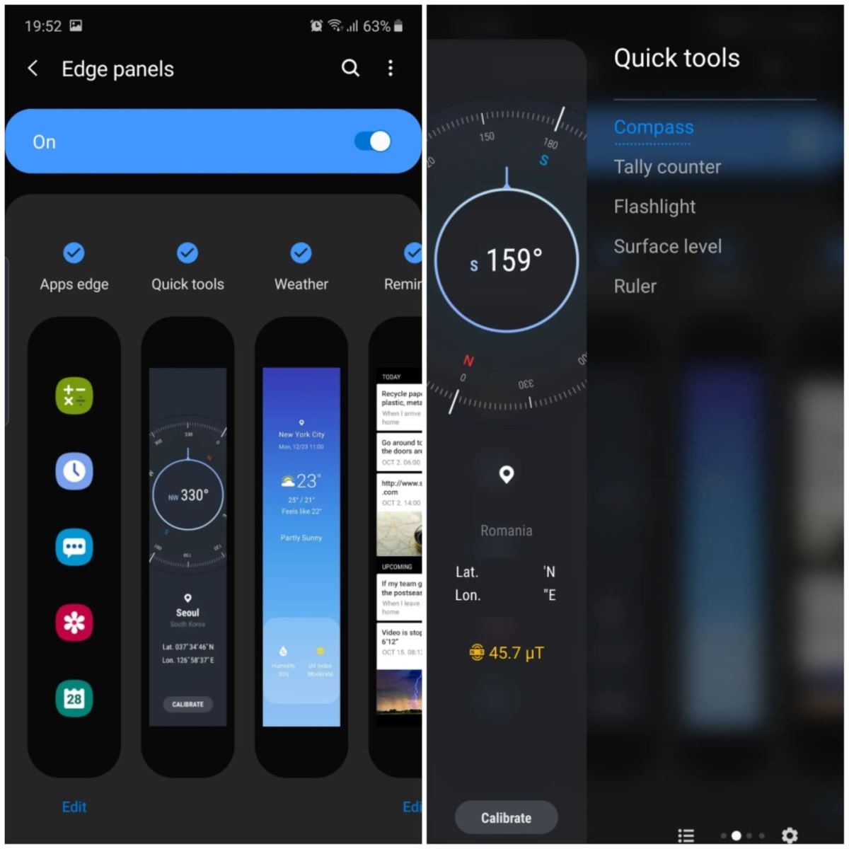 Hướng dẫn cách sử dụng la bàn trên smartphone Samsung (2)