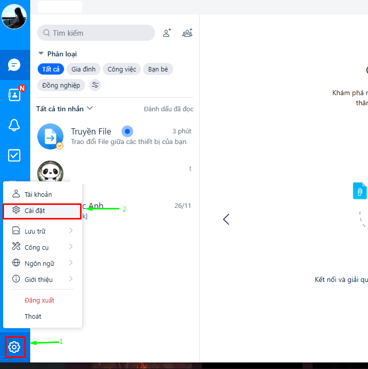 Tạo mật khẩu ứng dụng Zalo trên máy tính c2b1a