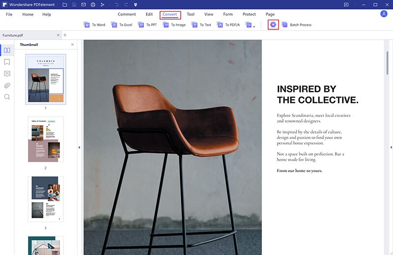 Chuyển file PDF sang PPT bằng Pdfelement Pro