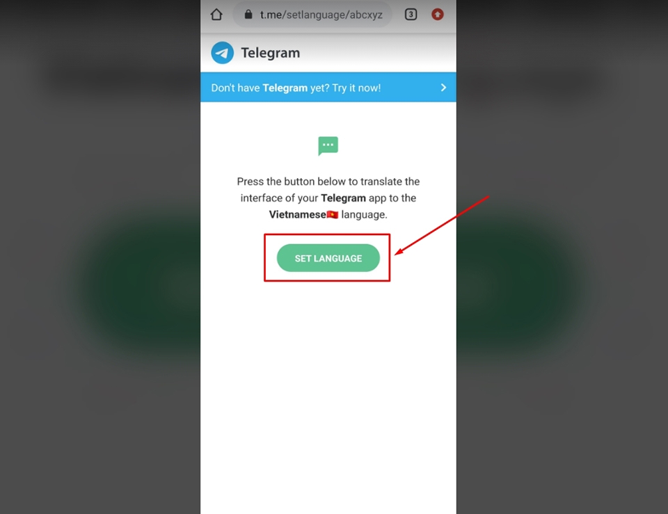 ấn vào mục SET LANGUAGE ấn vào mục SET LANGUAGE