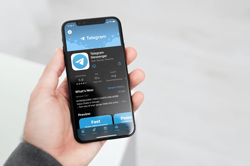 Telegram trên iPhone Cách cài tiếng Việt cho Telegram trên điện thoại iPhone
