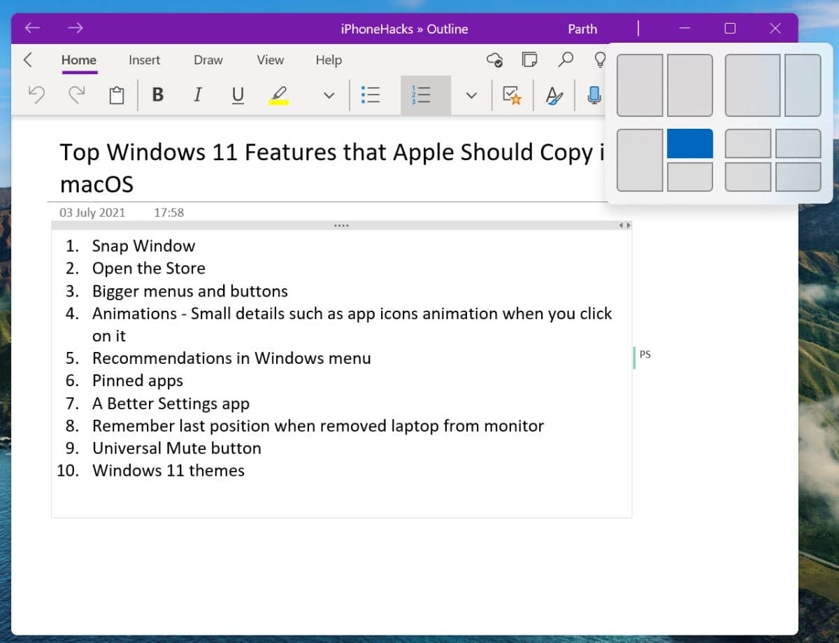 Những tính năng hàng macOS nên học hỏi từ Windows 11 1